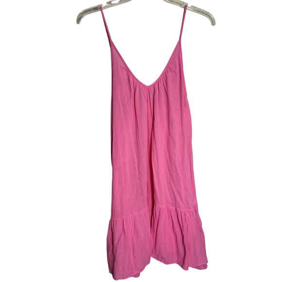 9 Seed St. Tropez Ruffle Mini Dress Cover Up Sz. O/S - Picture 3 of 7